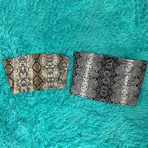 Animal Print Tube Top Set (Size S/M)